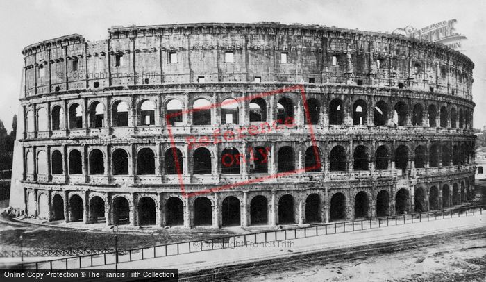 Photo of Rome, The Colosseum From Via Degli Annibaldi c.1930