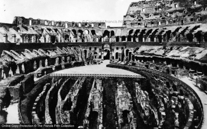 Photo of Rome, The Colosseum, Interior c.1930