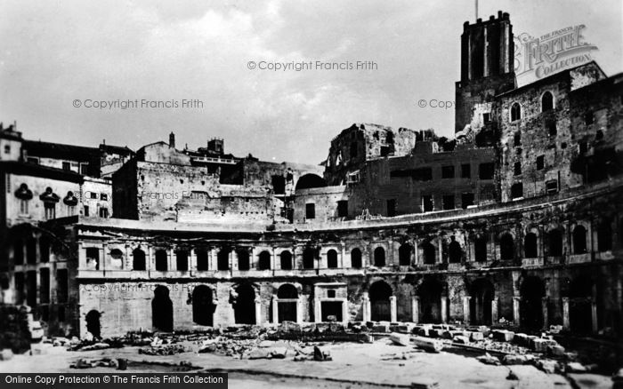 Photo of Rome, Trajan's Market c.1930