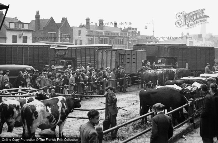 Photo of Romford, Cattle Market c.1950