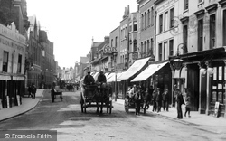 Horse Drawn Traffic, High Street 1908, Romford