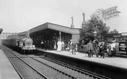 Railway Station, On The Platform 1908, Romford