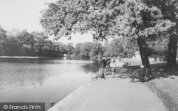 Raphael Park Lake c.1950, Romford