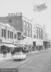 Shops Along South Street c.1965, Romford