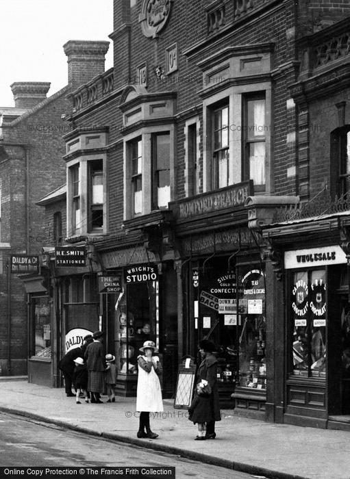 Photo of Romford, Shops In South Street 1922
