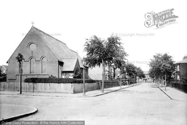 Photo of Romford, St Alban's Church And King's Road 1908