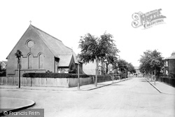 St Alban's Church And King's Road 1908, Romford