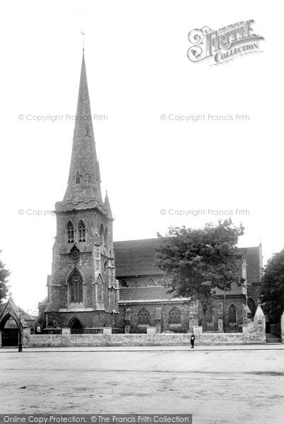 Photo of Romford, St Edward's Church 1908