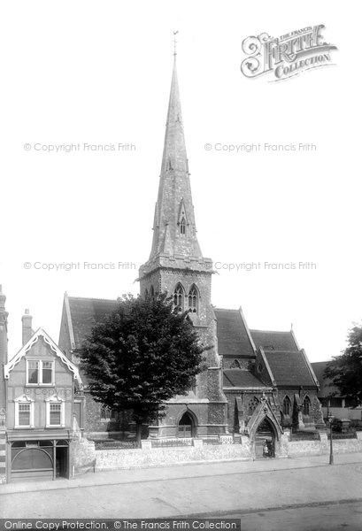 Photo of Romford, St Edward's Church 1910