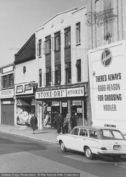 Photo of Romford, Stores On South Street c.1965
