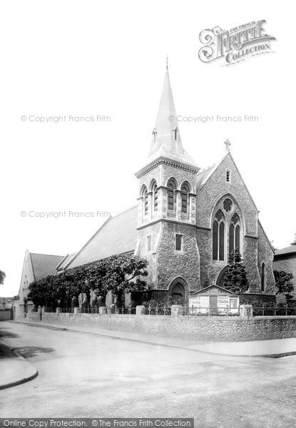 Photo of Romford, The Congregational Church 1908