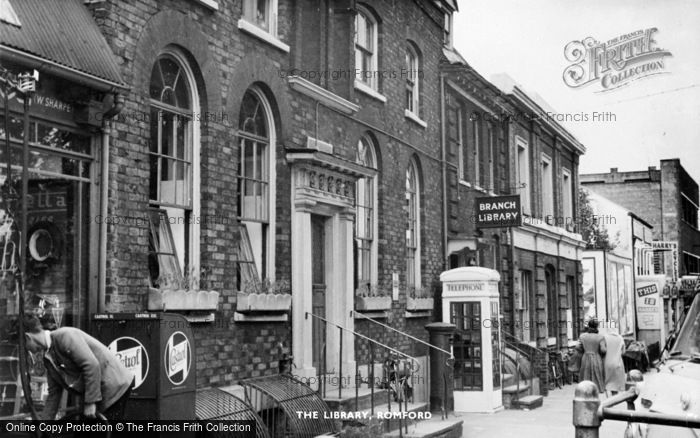 Photo of Romford, The Library c.1955