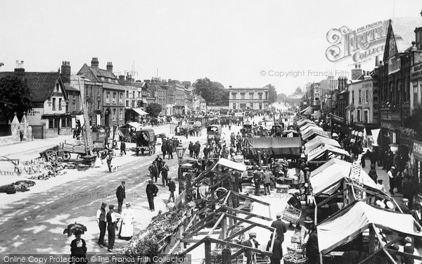 Photo of Romford, the Market 1908