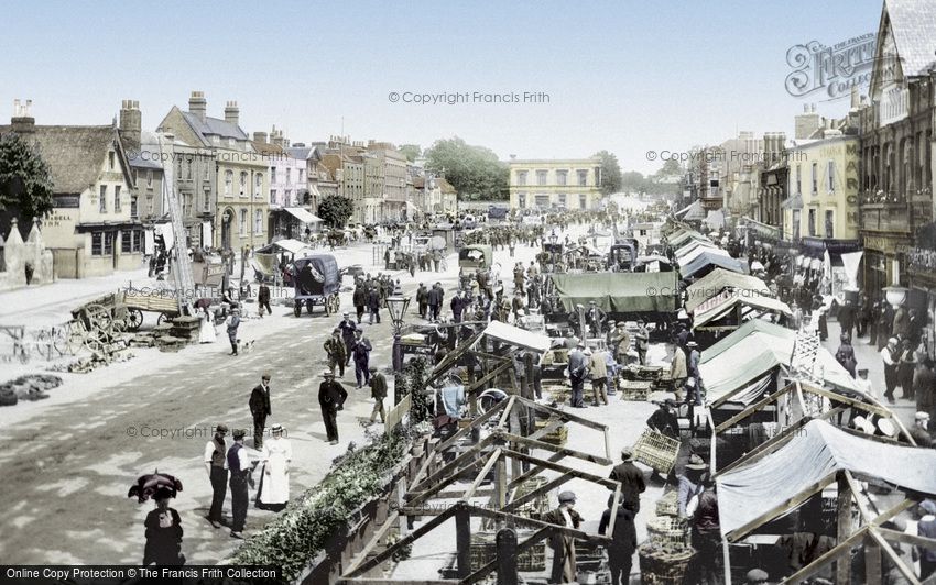 Romford, the Market 1908