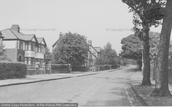 Photo of Romiley, Sandy Lane c.1950