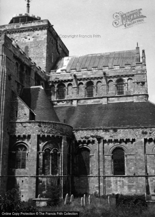 Photo of Romsey, Abbey c.1955