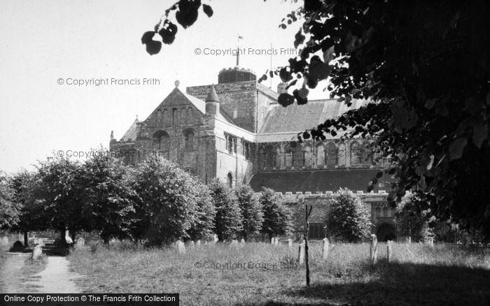 Photo of Romsey, Abbey c.1955