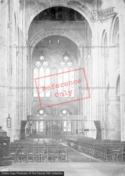 Photo of Romsey, Abbey Interior c.1893