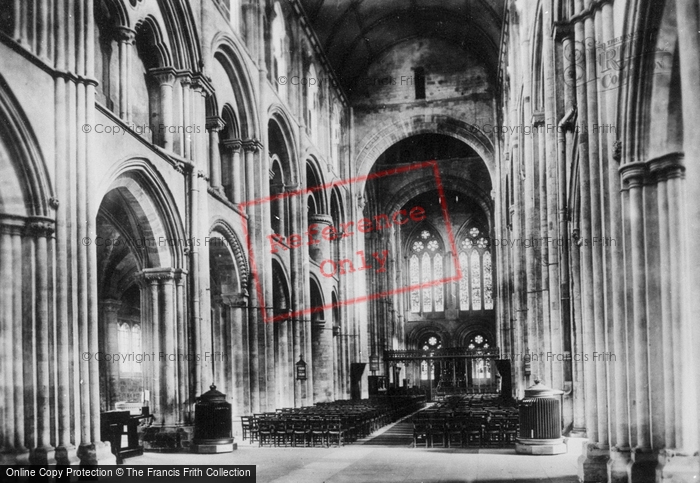 Photo of Romsey, Abbey, Nave East 1899