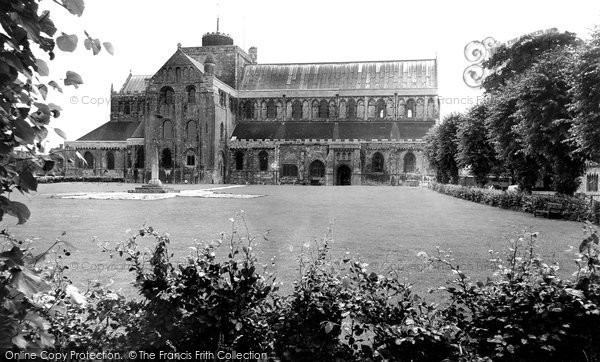 Photo of Romsey, Abbey, North Front c.1960
