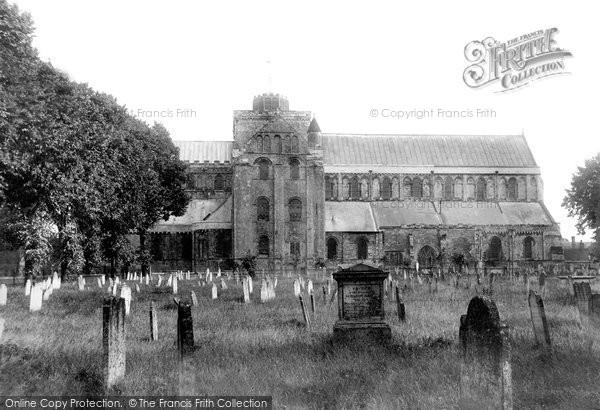 Photo of Romsey, Abbey, North Side 1898