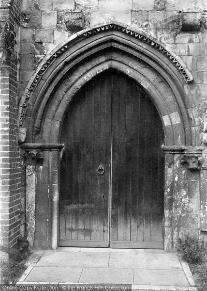 Photo of Romsey, Abbey, Nun's Door 1911
