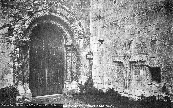 Photo of Romsey, Abbey, Nuns Door c.1893