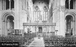 Abbey, Pulpit And Screen c.1893, Romsey