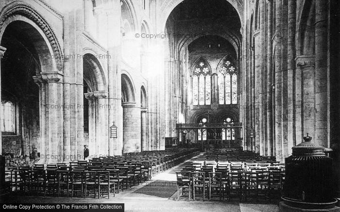 Photo of Romsey, Abbey, The Nave c.1893