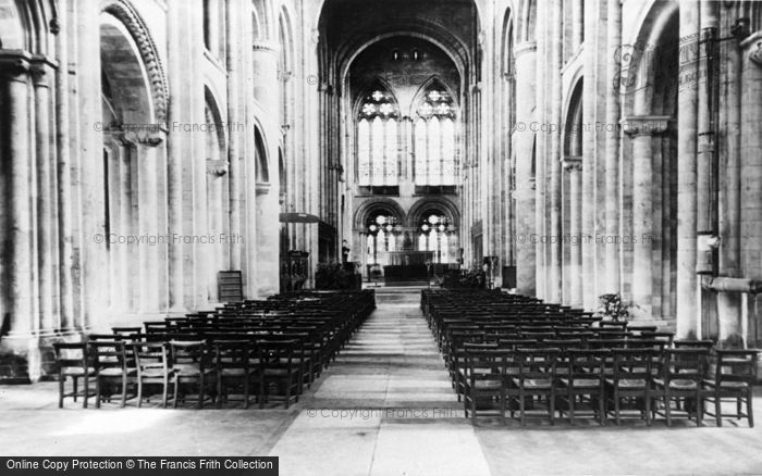 Photo of Romsey, Abbey, The Nave c.1960