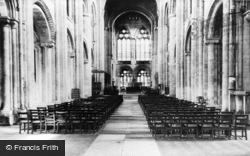 Abbey, The Nave c.1960, Romsey