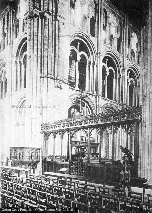 Photo of Romsey, Abbey, The Screen c.1893