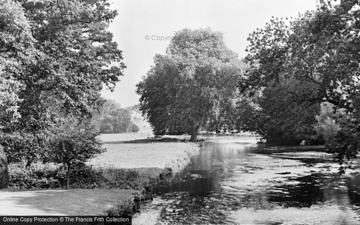 Photo of Romsey, Broadlands From Middlebridge c.1955