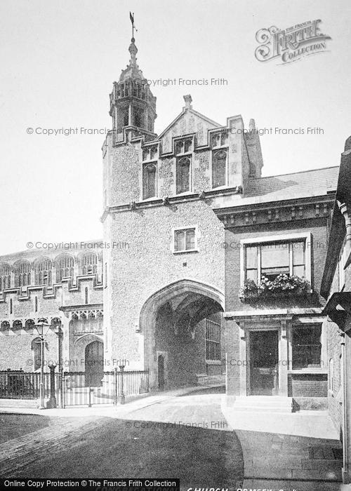 Photo of Romsey, Congregational Church c.1893