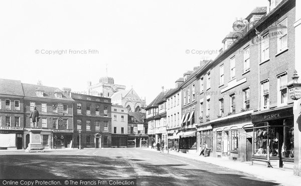 Photo of Romsey, Market Place 1899