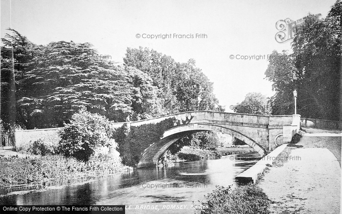 Photo of Romsey, Middle Bridge c.1893