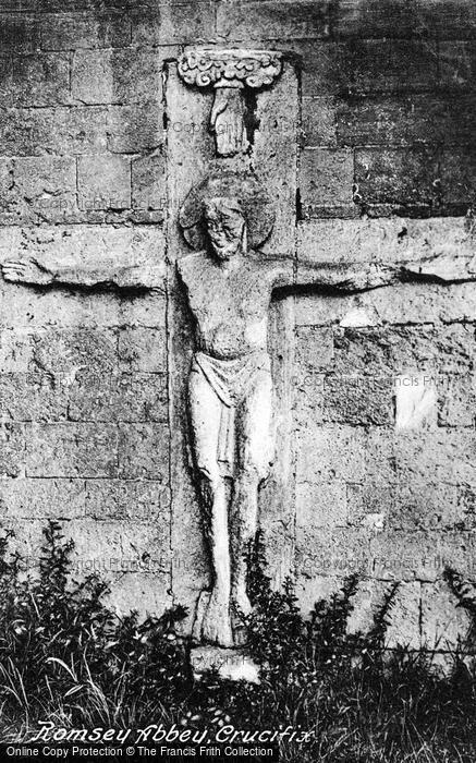 Photo of Romsey, The Abbey Crucifix 1898