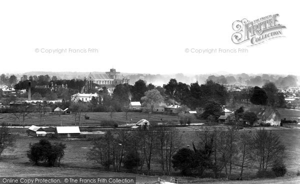 Photo of Romsey, The Abbey From Greenhill 1903