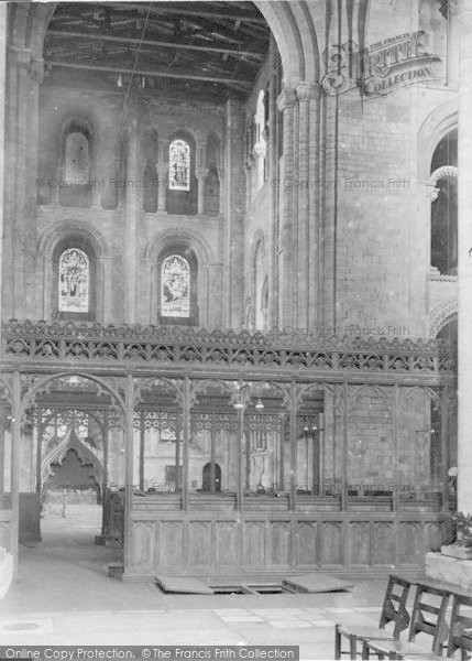Photo of Romsey, The Abbey Interior 1932