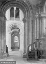 The Abbey, North Aisle 1932, Romsey