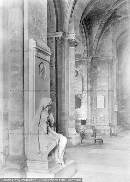 Photo of Romsey, The Abbey, The Ashley Monument 1932