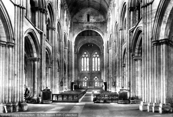 Photo of Romsey, The Abbey, The Nave Looking East 1904