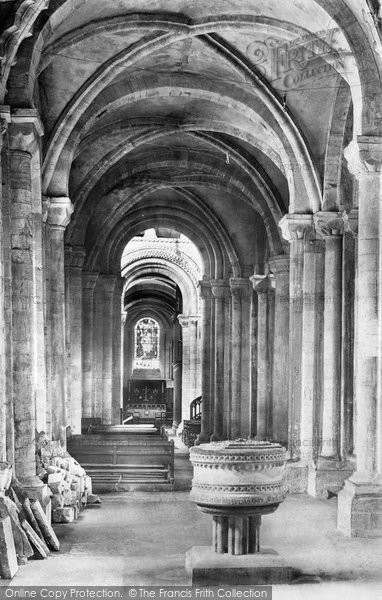 Photo of Romsey, The Abbey, The North Aisle 1904