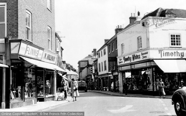 Photo of Romsey, The Hundred c.1955