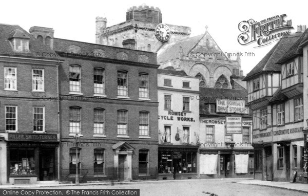 Photo of Romsey, The Market Place 1903