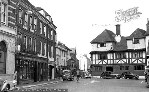 Photo of Romsey, The Market Place c.1955