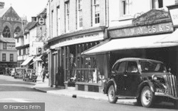 The Market Place, Shops c.1955, Romsey