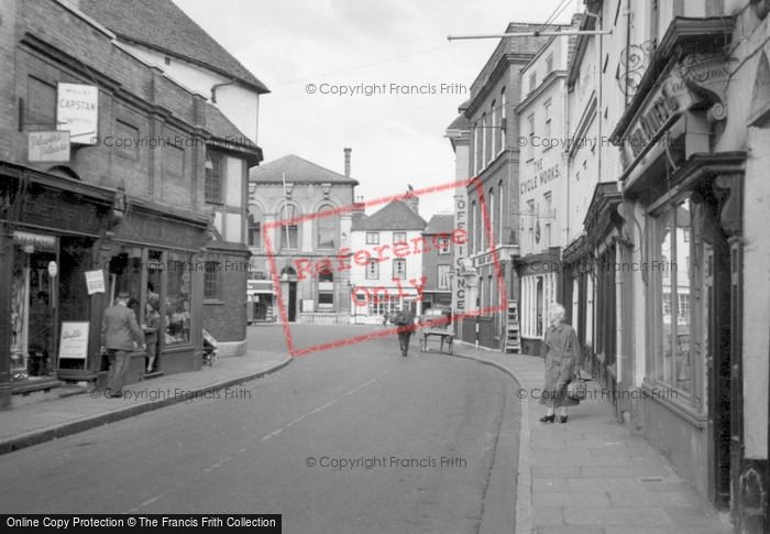 Photo of Romsey, The Square c.1955