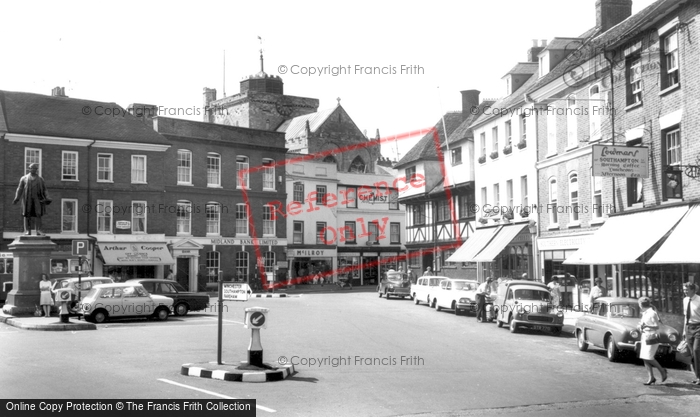 Photo of Romsey, The Square c.1965