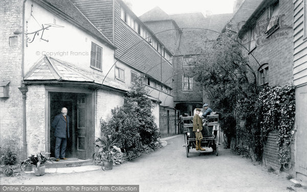 Photo of Romsey, The White Horse Hotel 1903